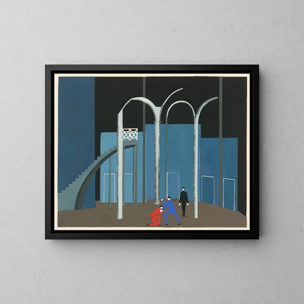 Maquettes de théâtre 12 - Alexandra Exter — ingelijst kunstwerk aan de muur