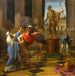 Alexandre consultant de orakel van Apollo - Louis Jean François Lagrenée — gepresenteerd in een interieur