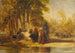 Oosterse figuren rustend - Alexandre-Gabriel Decamps — weergave van het kunstwerk