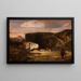 Landschap met de goede Samaritaan - Alexandre-Gabriel Decamps — ingelijst kunstwerk aan de muur