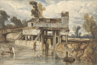 AlexandreGabriel Decamps - Landschap met watermolen.webp