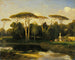 La villa Doria Pamphilj in Rome - Alexandre-Gabriel Decamps — weergave van het kunstwerk