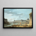 Le Pont Royal et le Louvre vus du terre-plein du Pont-Neuf - Alexandre-Jean Noël — ingelijst kunstwerk aan de muur