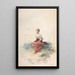 Female figure - Alexandre-Louis Leloir — framed artwork on a wall