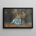 The lute player - Alexandre-Louis Leloir — framed artwork on a wall