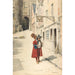 Reproduction of the painting Minstrel Wandering in Nuremberg - Alexandre-Louis Leloir