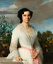 Portret van Meisje Louise Mars - Alexandre Cabanel — weergave van het kunstwerk