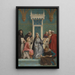Saint Louis onderwezen door zijn moeder - Alexandre Cabanel — ingelijst kunstwerk aan de muur