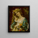 Luisterend naar de stem van de echo - Alexandre Cabanel — ingelijst kunstwerk aan de muur