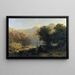 Meer van Lucerne - Alexandre Calame — ingelijst kunstwerk aan de muur