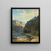 Laxenstrasse - Alexandre Calame — ingelijst kunstwerk aan de muur