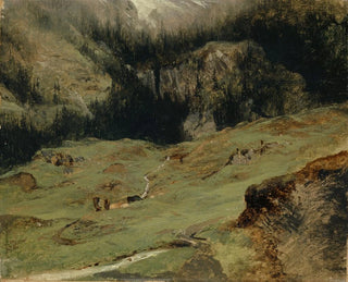 Alpe de Rosenlaui - Alexandre Calame — weergave van het kunstwerk