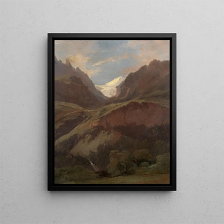 Alexandre Calame - View of the Wetterhorn and the Reichenbach from Meiringen.webp
