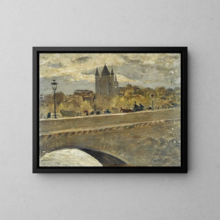 Alexandre Gaston Guignard - La tour du Temple reconstitue pour lExposition de 1889 vue du pont dIna.webp