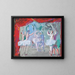 Danseuses de ballet - Alexandre Iacovleff — ingelijst kunstwerk aan de muur