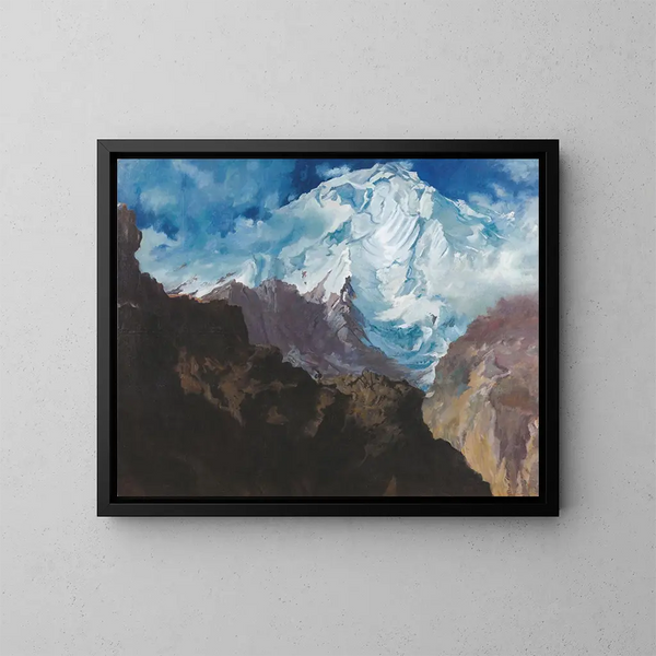 Mont Rakaposhi - Alexandre Iacovleff — ingelijst kunstwerk aan de muur