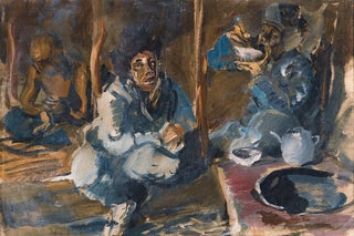 Alexandre Jacovleff - The Interior Of A Kirghiz Tent.webp
