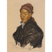Reproductie van het schilderij Tien-Po Gids van de missie tussen Hami en Souchow - Alexandre Iacovleff