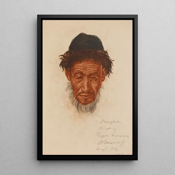 Alexandre Jacovleff - Un vieux kirghize Peyik Sinkiang.webp