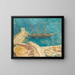 Vue du port de Calvi - Alexandre Iacovleff — ingelijst kunstwerk aan de muur