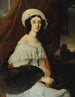 portret van Eugénie Gabrielle Barbou des Courières barones Rivet - Alexandre Marie Colin — weergave van het kunstwerk