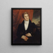 Portret van Jean-Georges Farcy 1800-1830 literator - Alexandre Marie Colin — ingelijst kunstwerk aan de muur