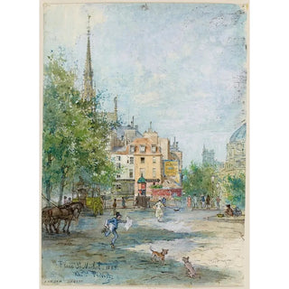 Alexandre Prvost - La place Saint Michel.webp