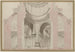 Koepel van het Panthéon schets voor interieurdecoratie - Alexandre Théodore Brongniart — weergave van het kunstwerk