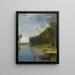 Pastoral scene - Alexei Kondratievich Savrasov — framed artwork on a wall