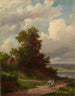 Route au bord de la Volga - Alexei Kondratievich Savrasov — artwork view
