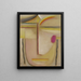 Abstracte hoofd in goud en roze - Alexej von Jawlensky — ingelijst kunstwerk aan de muur