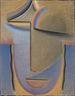 avond abstract hoofd - Alexej von Jawlensky — weergave van het kunstwerk