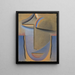 avond abstract hoofd - Alexej von Jawlensky — ingelijst kunstwerk aan de muur