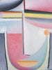 Symfonie van abstracte kop in roze - Alexej von Jawlensky — weergave van het kunstwerk