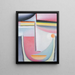 Symfonie van abstracte kop in roze - Alexej von Jawlensky — ingelijst kunstwerk aan de muur