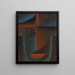 Tête abstraite blauw-rood Tête abstraite blauw-rood - Alexej von Jawlensky — ingelijst kunstwerk aan de muur