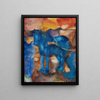 Alexej von Jawlensky - Blaues Pferd.webp