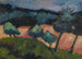 van bomen en duinen in Prerow - Alexej von Jawlensky — weergave van het kunstwerk