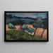 van bomen en duinen in Prerow - Alexej von Jawlensky — ingelijst kunstwerk aan de muur