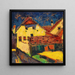 Gele huizen - Alexej von Jawlensky — ingelijst kunstwerk aan de muur