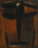 Meditatie Zwart Oranje Helder - Alexej von Jawlensky — weergave van het kunstwerk