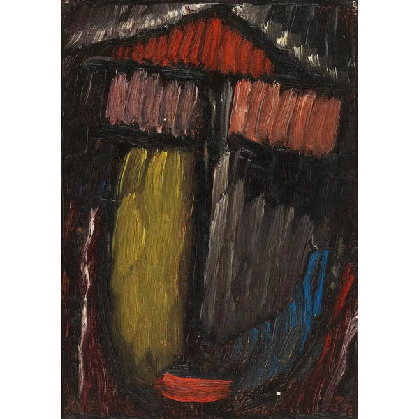 Meditatie nr. 70 - Alexej von Jawlensky — ingelijst kunstwerk aan de muur