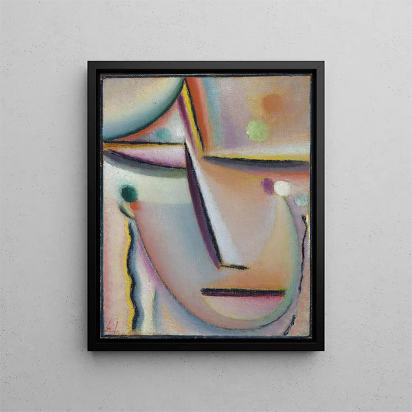 Meditatie Het Gebed - Alexej von Jawlensky — ingelijst kunstwerk aan de muur