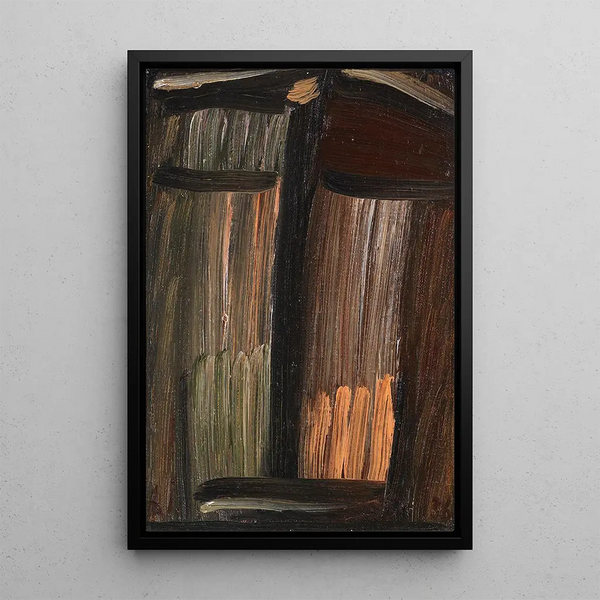 Meditatie aardse gemiddelde - Alexej von Jawlensky — ingelijst kunstwerk aan de muur