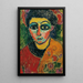 Reproductie van het schilderij Portret van een dame - Alexej von Jawlensky