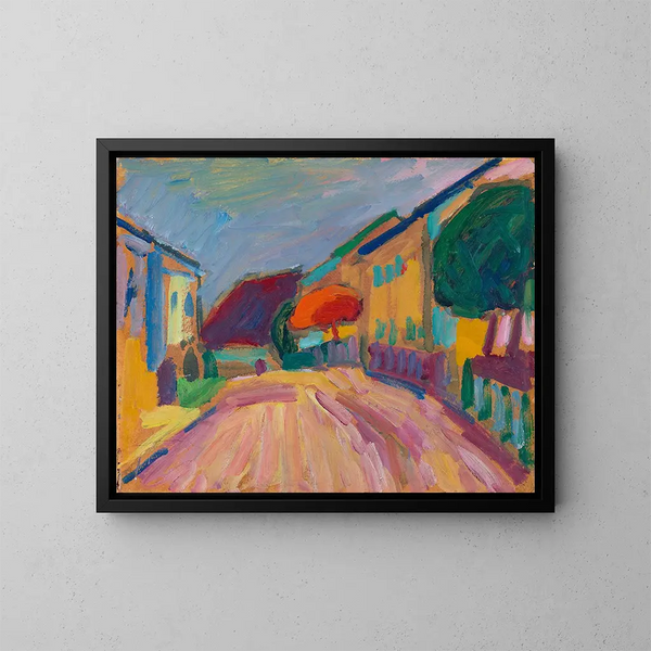 schets van Murnau - Alexej von Jawlensky — ingelijst kunstwerk aan de muur