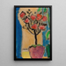 Natuurstudie klein boeket rozen - Alexej von Jawlensky — ingelijst kunstwerk aan de muur