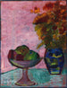 Natuurstudie met fruitschaal en bloemenvaas - Alexej von Jawlensky — weergave van het kunstwerk