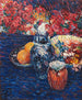Natuurstilleven met bloemen en fruit - Alexej von Jawlensky — weergave van het kunstwerk