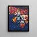 Natuurstilleven met bloemen en fruit - Alexej von Jawlensky — ingelijst kunstwerk aan de muur